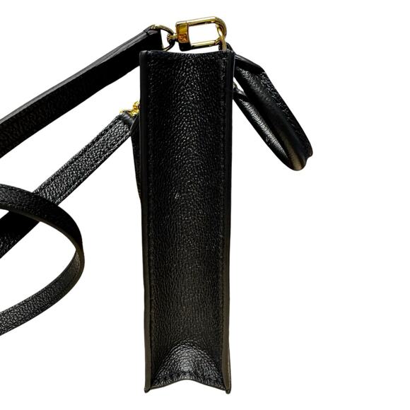 Louis Vuitton Black 2020 Monogram Petit Sac Plat Satchel Purse - Picture 4 of 13